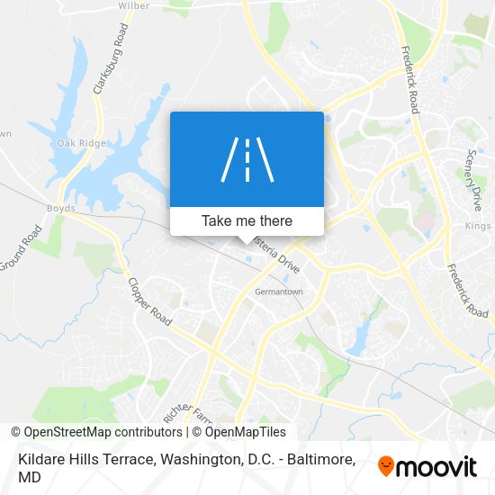 Kildare Hills Terrace map