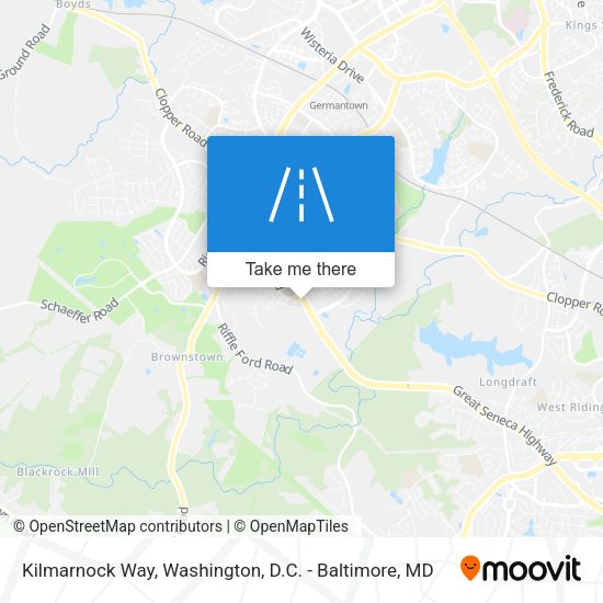 Mapa de Kilmarnock Way
