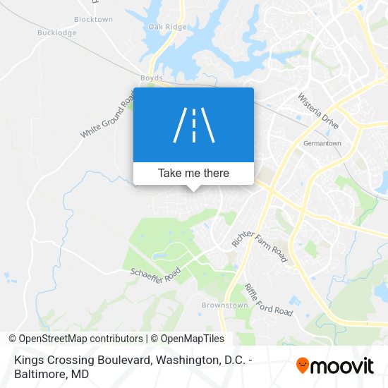 Mapa de Kings Crossing Boulevard