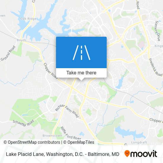 Lake Placid Lane map