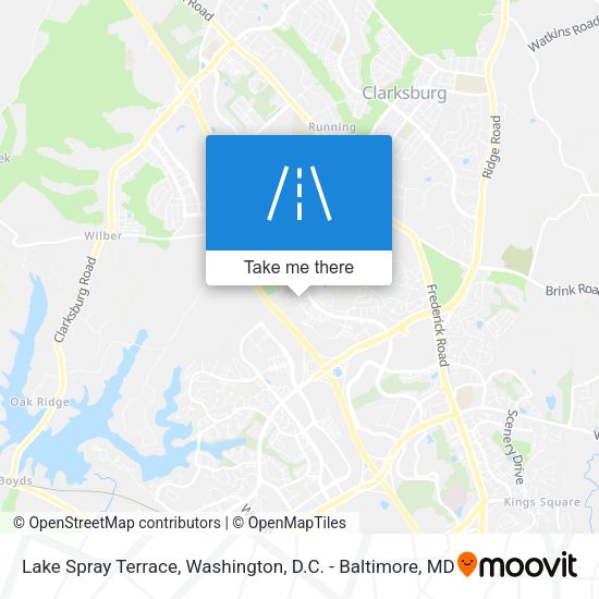 Lake Spray Terrace map