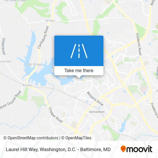 Laurel Hill Way map