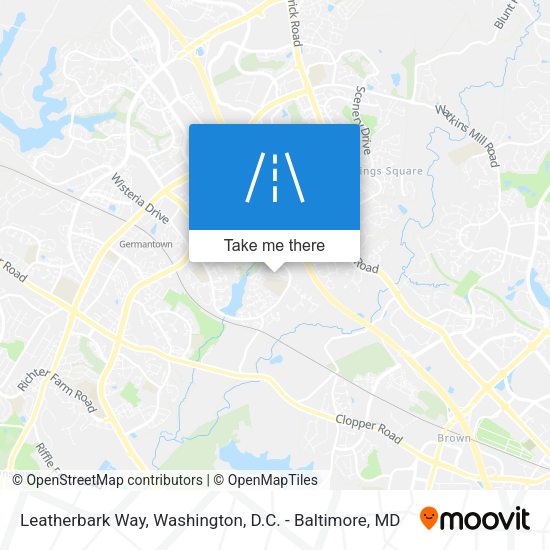 Leatherbark Way map