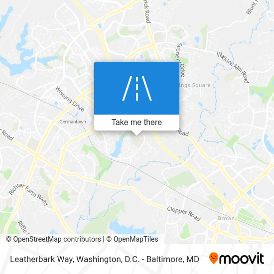 Leatherbark Way map