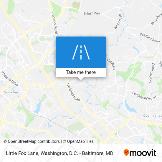 Little Fox Lane map