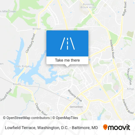 Lowfield Terrace map