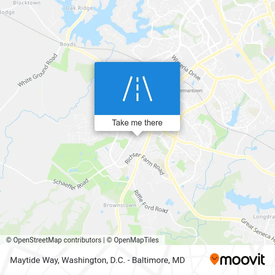 Maytide Way map