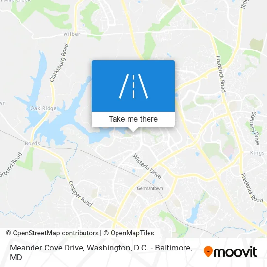 Meander Cove Drive map