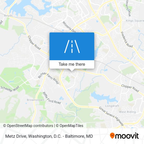 Metz Drive map