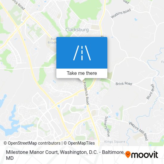 Milestone Manor Court map