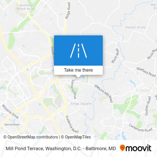 Mill Pond Terrace map