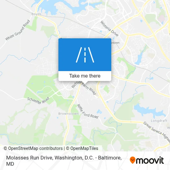 Molasses Run Drive map