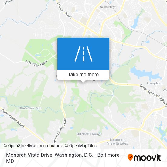 Monarch Vista Drive map