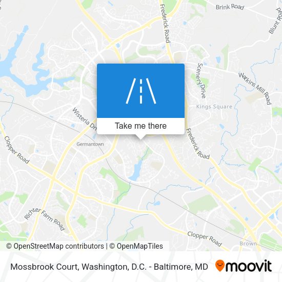 Mapa de Mossbrook Court