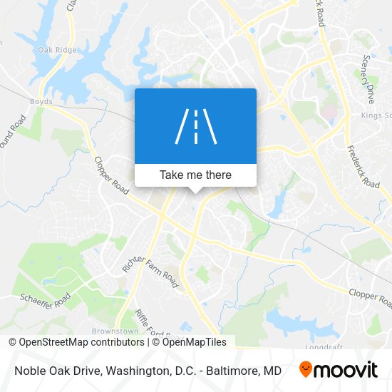 Noble Oak Drive map