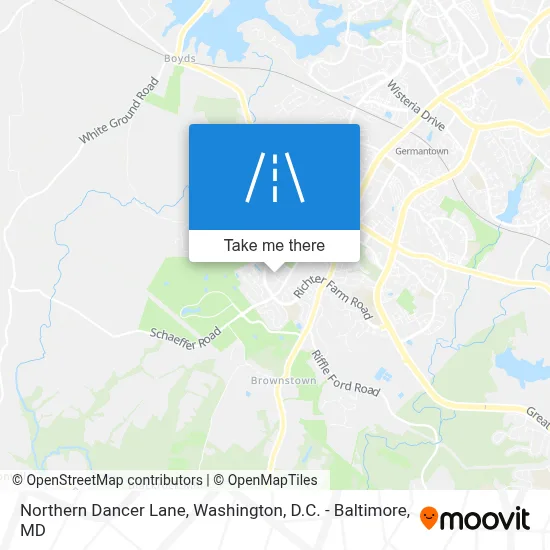Northern Dancer Lane map