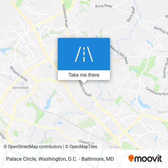 Palace Circle map