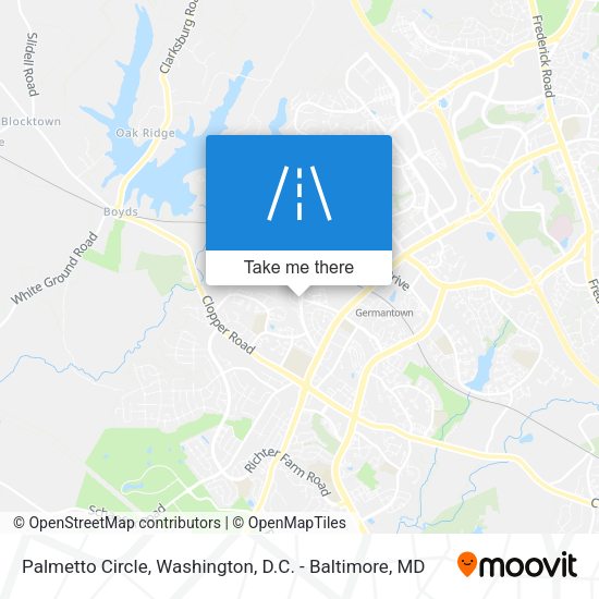 Palmetto Circle map
