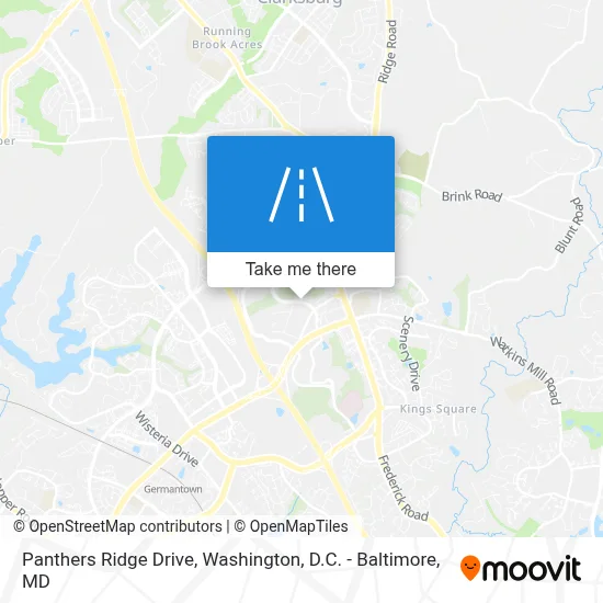 Panthers Ridge Drive map