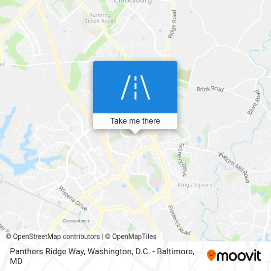 Panthers Ridge Way map