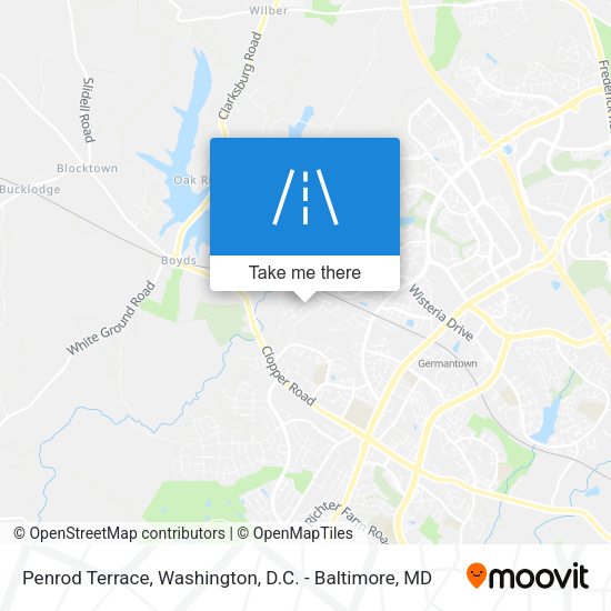Penrod Terrace map
