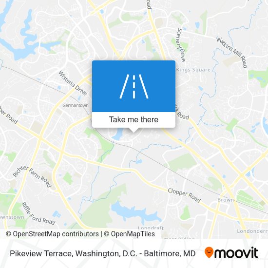 Mapa de Pikeview Terrace