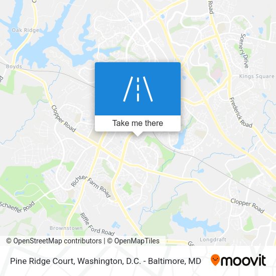Mapa de Pine Ridge Court