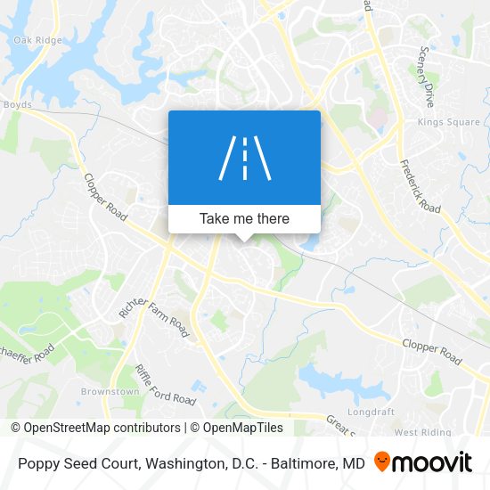Mapa de Poppy Seed Court