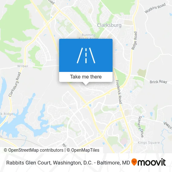 Rabbits Glen Court map