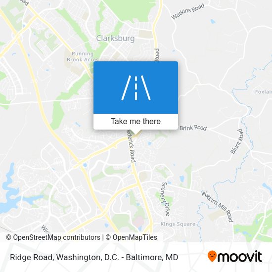 Ridge Road map