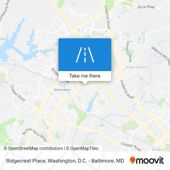 Ridgecrest Place map