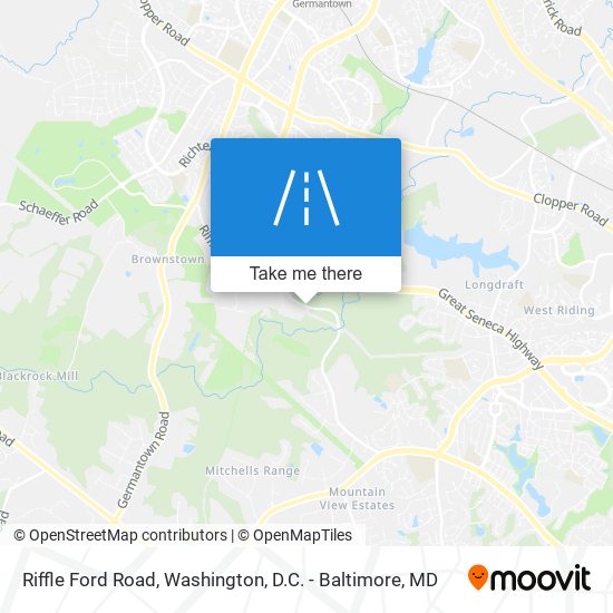 Riffle Ford Road map