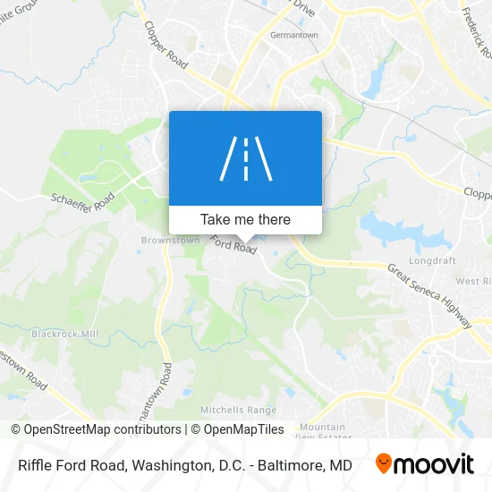 Riffle Ford Road map