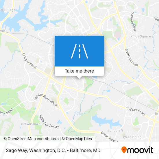 Sage Way map