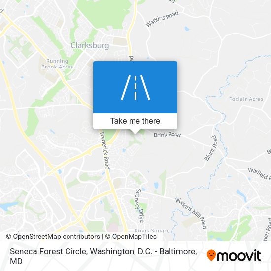 Seneca Forest Circle map