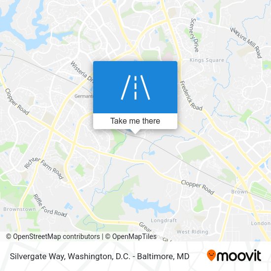 Silvergate Way map