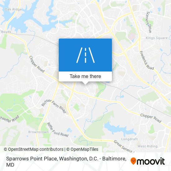 Mapa de Sparrows Point Place