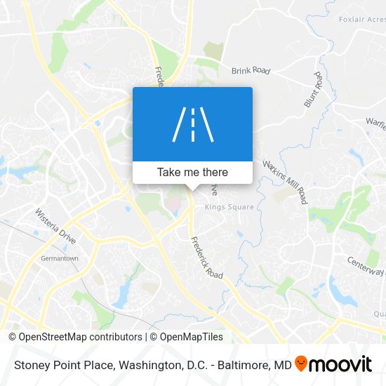 Stoney Point Place map
