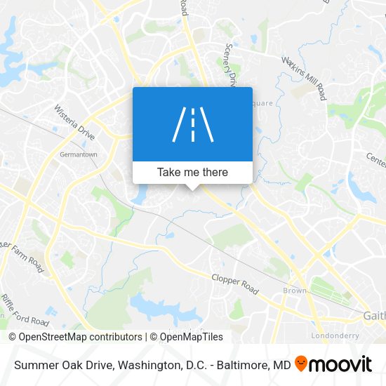 Summer Oak Drive map