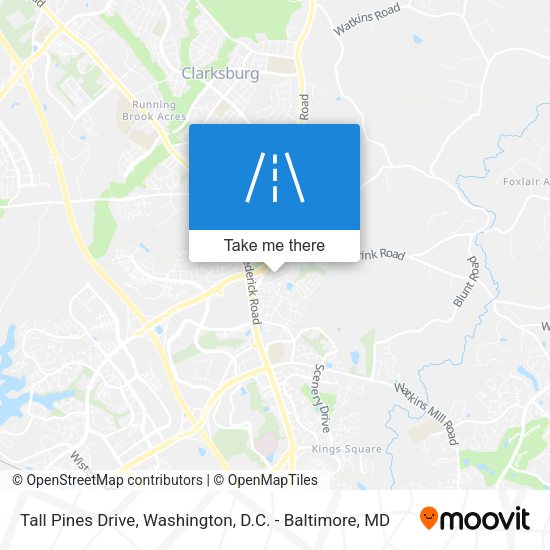 Tall Pines Drive map