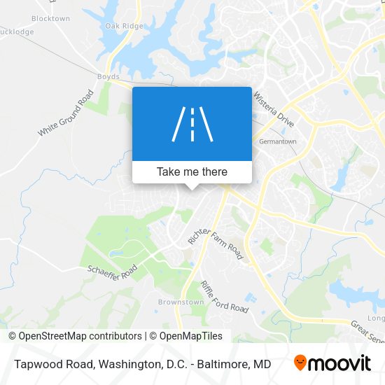 Mapa de Tapwood Road