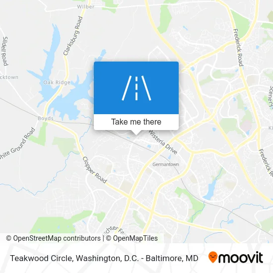 Teakwood Circle map