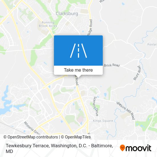 Tewkesbury Terrace map