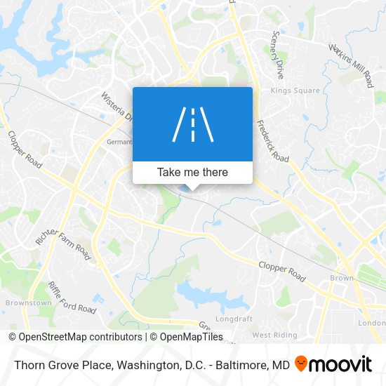 Thorn Grove Place map