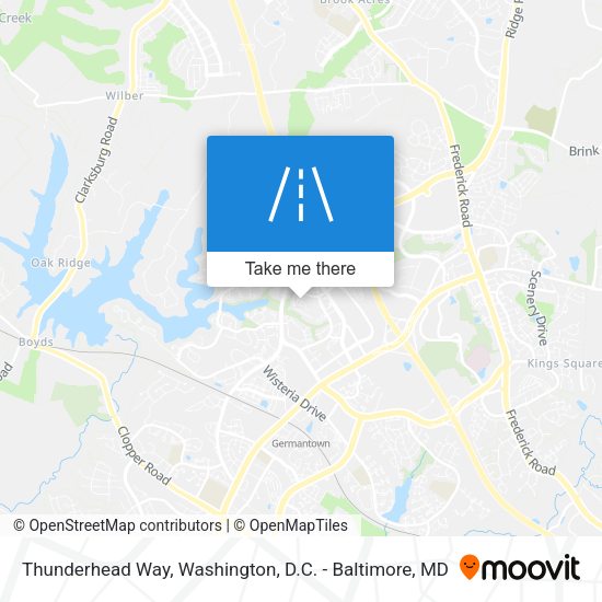 Thunderhead Way map