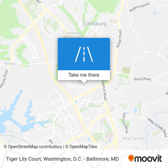 Tiger Lily Court map