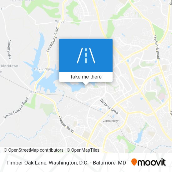 Timber Oak Lane map