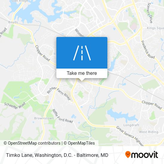 Timko Lane map