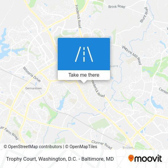 Trophy Court map