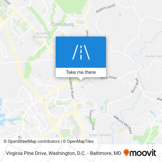 Virginia Pine Drive map